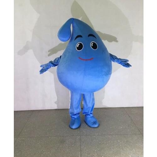 Adult Water Drop Mascot Costume for Halloween party costumes
