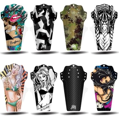 Bicycle Fenders Carbon Fiber Color Front/Rear Tire Wheel Universal Mudguard MTB Road Bike Wings Fenders Cycling