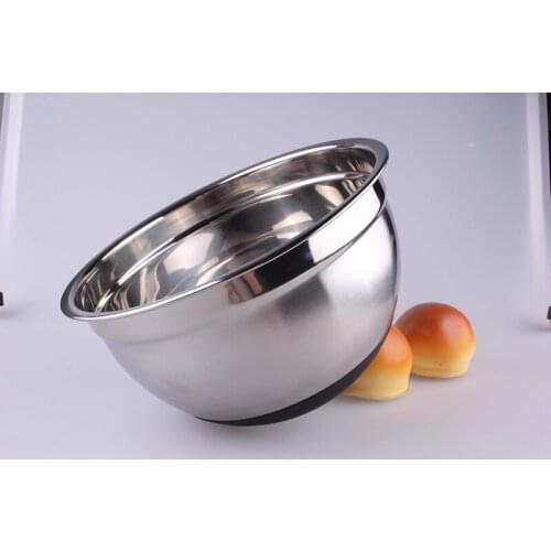 Stainless Egg Cream Mixing Bowl