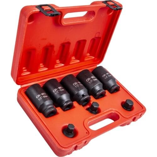 8pcs 1/2 inch DEEP IMPACT SOCKET Tool Kit Metric For Garage Workshop Tools 30-36MM