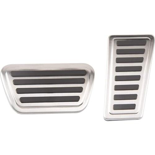 For Dodge Ram 1500 2019 2020 2021 Accessories Pedal Cover, Gas Brake Accelerator Foot Pedal Pad Anti-Slip Aluminum Alloy