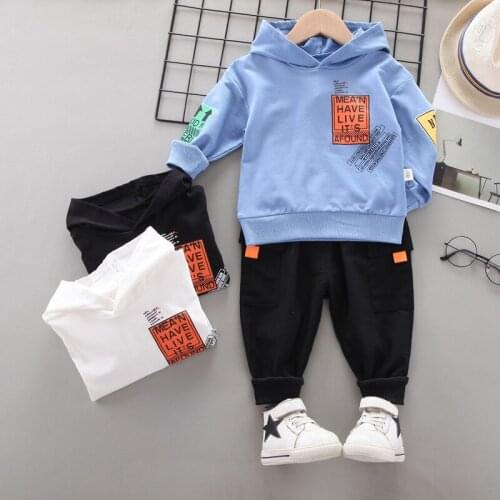 Baby boy clothes new fashion jeans 0-3 years old two-piece cotton lapel cartoon smiley print baby clothes leisure sports suit