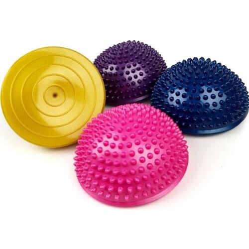 D06 Semi-circular massage yoga ball durian ball over the river stone touch children early education sense of the training
