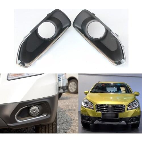 Front Bumper Fog Light Cover For Suzuki SX4 S-Cross 2013 2014 2015 2016