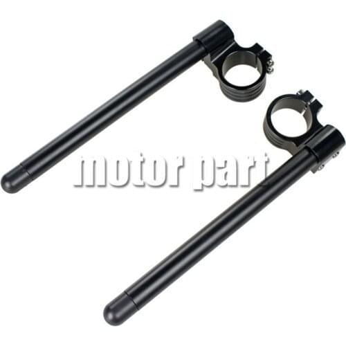 For 1995-1998 Buell Lightning X1 S1 S2 Motorcycle Fork Tube 54mm Clip-ons Handle Bar CNC Riser Handlebar Raised 20mm Black Color