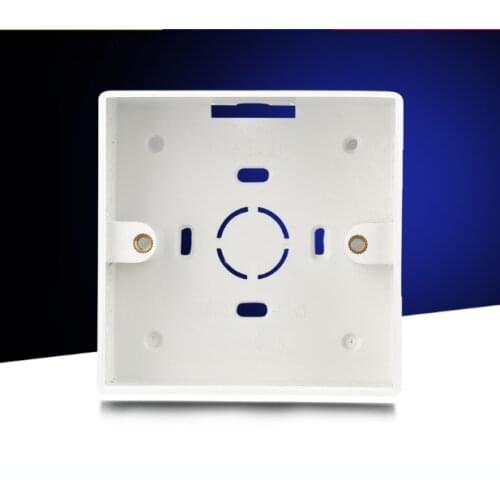 10 pcs/ lot 86 type Outfit Switch bottom box Clear line box Outfit Wire box Socket bottom box Bottom connection