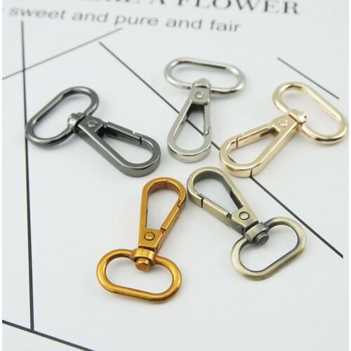 20 pcs Swivel Lobster Trigger Clips Leather Bag Handbag Purse Shoulder Strap Belt Clasp Clip Trigger Clasps Lobster Snap Hook