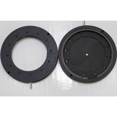 20pcs Zoom 1.5-33mm Adjustable Metal Iris Diaphragm Aperture Condenser Digital Camera Microscope Adapter with 12pcs Blades