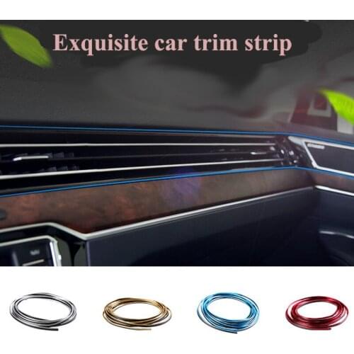 5 M Car Styling Universal DIY Interior Molding Trim Strips for Honda CRV Accord Odeysey Crosstour FIT Jazz City Civic JADE Cride