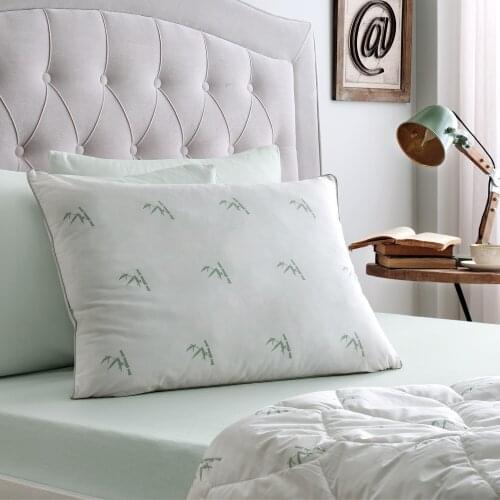 Bamboo Pillow 50 X 70, Light and Breathable, Natural Products %100 Cotton of the Fabric