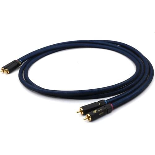 Free shipping pair Audiocrast A10 Silver plated interconnect Cable with pailiccs RCA plug connector