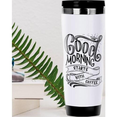 BK Gift Coffee Design Steel Thermos Bardak-23