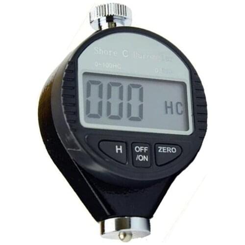 Digital Shore Hardness Tester Meter Durometer Rubber Type C for Microporous material, etc. waterproof tool case