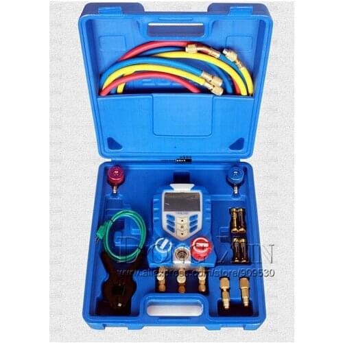 VALUE VDG-1 New Accurate Digital manifold gauge for refrigerants charing pressure and temperature measurement