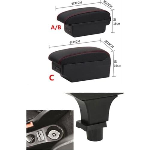 For Mercedes-Benz Smart Fortwo Forfour Armrest box