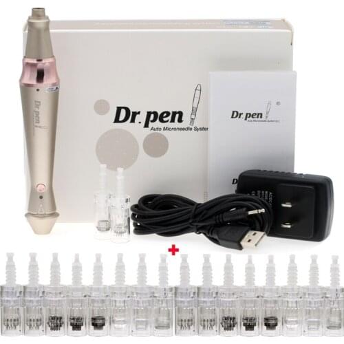 Dr.Pen Ultima E30 Electric Derma Pen With 18Pcs Cartridges Microneedling Needles Micro Needle Face Skin Care Beauty Tools