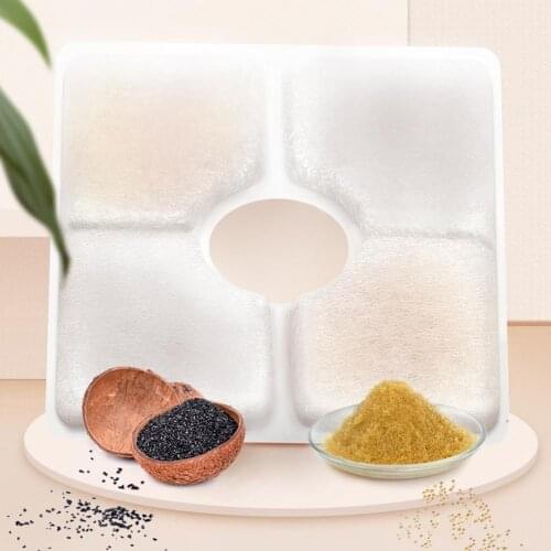 Effective 4Pcs Thick Improve Water Taste Replacement Filter Non Woven Fabric Replacement Filter Sturdy for Kitchen