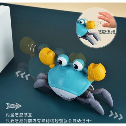 Electric Crab Wind Up Toy Float In Water Kid Toys Classic Clockwork Toys Summer Beach Sand Shower Bath Toy For Children 2021