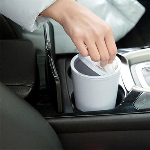 EMS 100Pcs Universal Car Trash Can Car Trash Bin Auto Organizer Storage Box mini Rubbish Garbage Holder hanging car trash bag