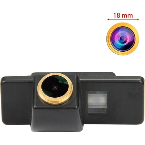 Freezzmi Golden HD Car Rear View Reverse Backup Camera Original Hole for Peugeot 408 308 307cc 301 Peugeot RCZ 307 Cross 2C Ha