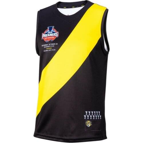 2020 RICHMOND TIGERS HOME GUERNSEY Premiers Jersey RUGBY JERSEY size S--3XL