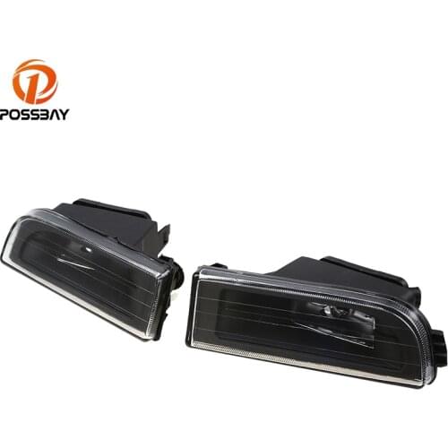 POSSBAY Fog Light Housing for BMW E38 7 Series 1995 1996 1997 1998 1999 2000 2001 Front Lower Bumper Foglamps Car Light Shell