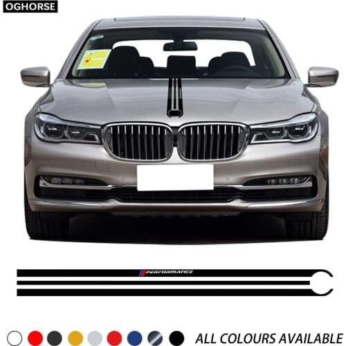 Car Hood Sticker M Performance Engine Cover Bonnet Decal For BMW 7 Series G11 G12
