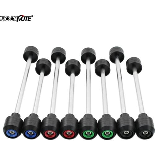 Front Rear Circle POM Axle Fork Crash Slider For Kawasaki ZX-10R 2006-2007 Motorcycle Swing Arm Wheel Protector