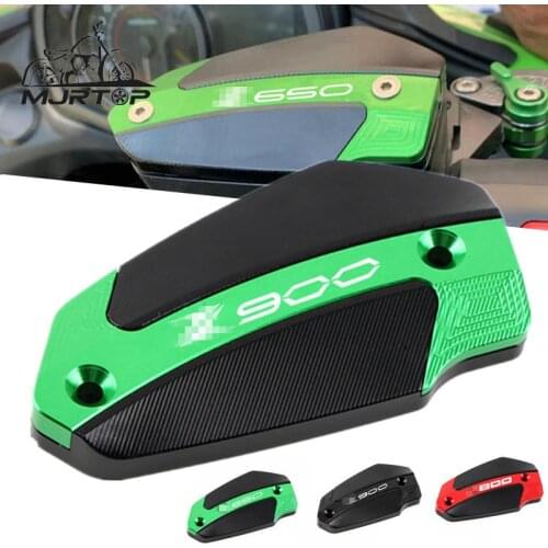 Motorcycle CNC Front Oil Tank Cap Brake Fluid Reservoir Cylinder Cover For Kawasaki Z900 Z650 17-20 Z800 13-16 Z 900 650 800