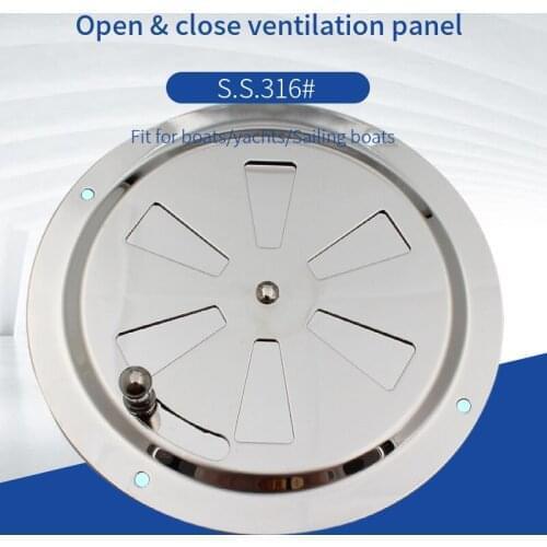 Genuine marine butterfly Vent with Center Knob, stainless butterfly vent for ship kayak