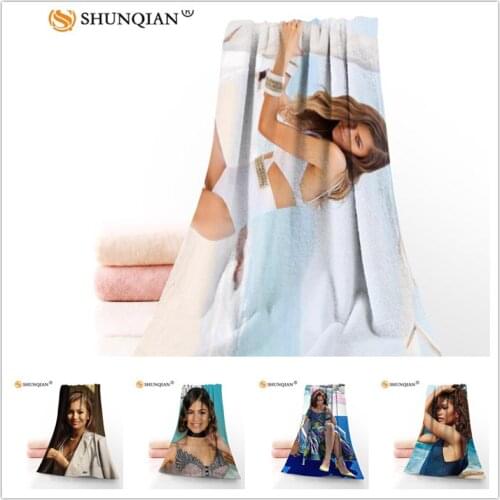 Custom Zendaya Coleman 35x75cm Face Towels Facecloth Microfiber Washcloth Quick drying Sports Towel