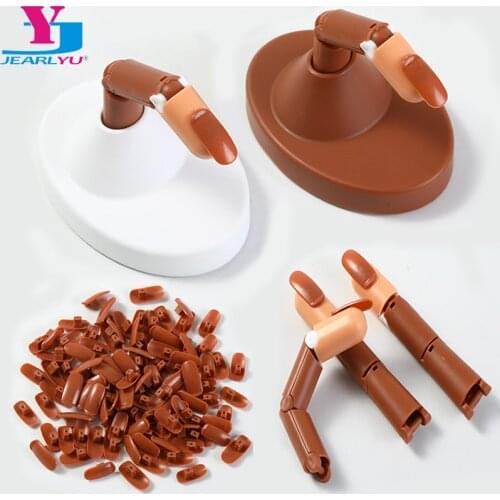 Professional Nail Training Practice Hand Nail Manicure Tools For Beginners Practice Fake Finger Nails Art Accessories Supplies