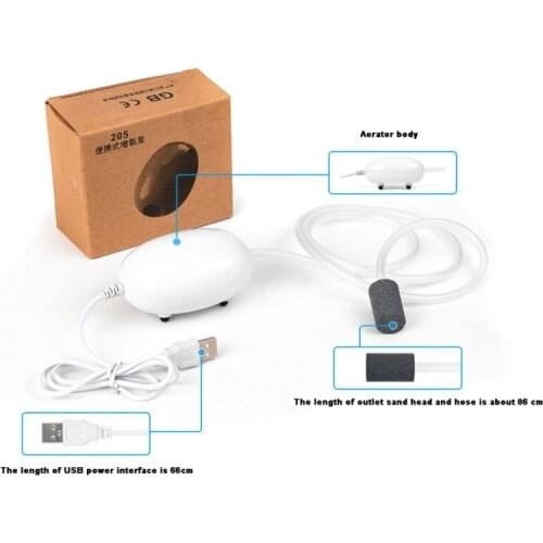 Fishing Large Power Mobile Power Supply USB Air Pump Aquarium Multi-Speed Oxygenated Live Bait Fishing Aerator Tackle