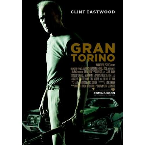Gran Torino Movie Art Film Print Silk Poster Home Wall Decor 24x36inch