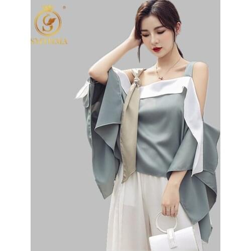 Блузки с открытыми плечами SMTHMA China At AliExpress