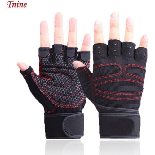 Body Building Training Fitness Gloves For Men Women Half Finger Workout WeightLifting Gym Exercise Gym Sport Heavyweight Gloves