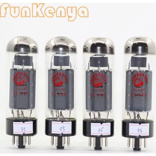 4PCS PSVANE Hifi Vacuum Tube EL34C Generate UK-EL34 EL34B 6CA7 6P3P 6L6 5881 Free Pairing Amplifier Tubes