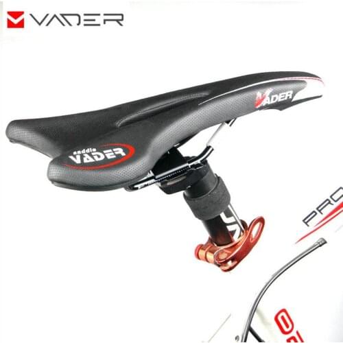 Bike Saddle Vader MTB Road Bicycle Saddle Seat PU Leather selle light Cycling MTB Mountain Bike Seat Riding Saddle Seat VD-3411