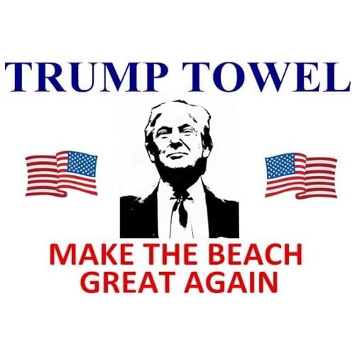 Funny Donald Trump Towel Microfiber Make the Beach Great Again Beach Travel Towels Men Bath Shower Towel Sport Fathers Day Gift