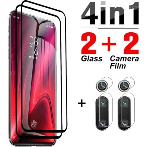 4-in-1 Tempered Glass For Xiaomi Redmi K20 K20 Pro Screen Protector For Xiaomi Redmi Note 4 5 Go Note 9T 5G S2 Camera Lens Film