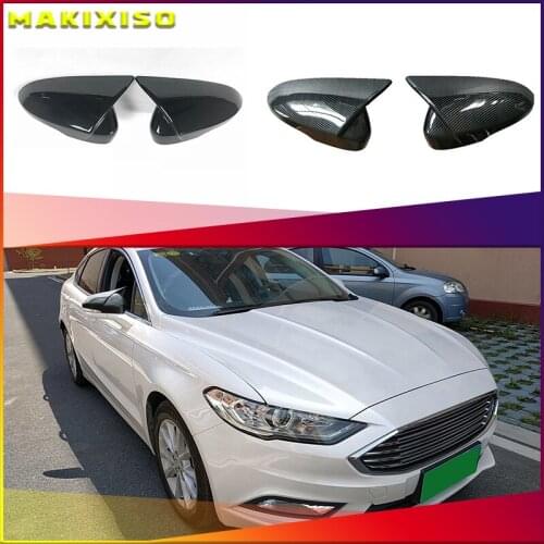 Rear View Mirror Ox Horn Housing Cover Cap -Side Mirror Cover Trim for Ford Mondeo / Fusion 2013-2018