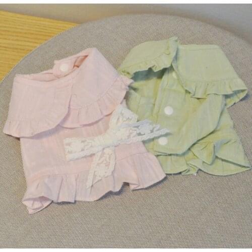 Dog Clothes Cat Chihuahua Dress Doggie Puppy Small Dog Clothing Skirt Short Pet Dresses Yorkshire Pomeranian Bichon Costumes XXS