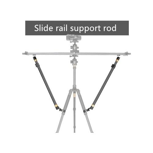 1Pcs Slide Rail Support Rod For Slider Dolly Track Photography DSLR Camera Stabilizer System Tripod Accessories
