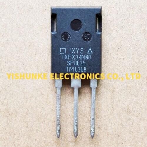 10PCS IXFX34N80 TO-247 MOSFET TRANSISTOR 34A 800V