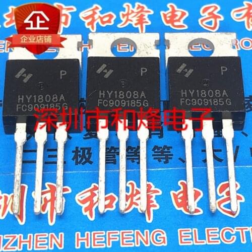 100% New&original HY1808A HY1808AP TO-220 75V 80A 5pcs/lot