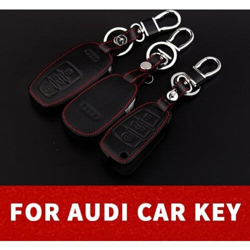 Car Key Cover Case For Audi A1 A2 A3 A5 A6 A4L A6L Q3 Q5 Q7 TT Q8 A8 Q5L A7 A8L RS3 S5 S6 S7 S8 Car Key Holder protetor for car