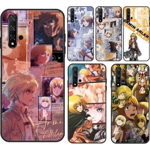 Shingeki No Kyojin Armin Arlert Anime For Huawei Y9 Y7 Y5 Y6 2019 2018 Y3 2017 Y5P Y6P Y7A 2020 Nova 5T 2 3 2i 3i Phone Cover