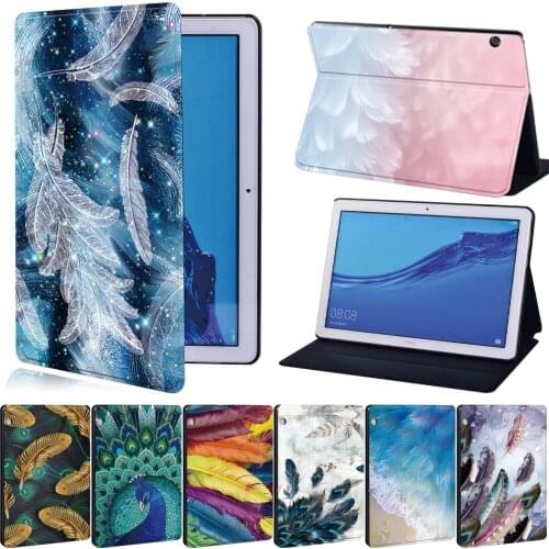 PU Leather Stand Tablet Cover Case for Huawei MediaPad T3 8.0"/T3 10 9.6"/T5 10 10.1" Case for MediaPad M5 Lite 10.1"/M5 10.8"