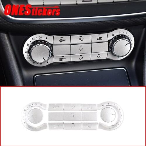 For Mercedes Benz A B CLA GLA Class W176 W246 C117 W117 Coupe X156 Car Central Control Air Conditioning Switch Button Trim Cover