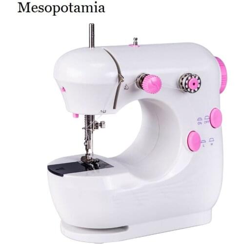 DIY Mini Pink Electric Sewing Machine New Home Mini Sewing Machines Home Garden Arts Crafts Sewing Apparel Sewing